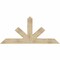 Ekena Millwork Saratoga Rough Sawn Timber Gable Bracket, Douglas Fir, 72"W x 33"H x 6"D x 6"F, 11/12 Pitch GBW072X33X0606SAR00RDF - alternate 1